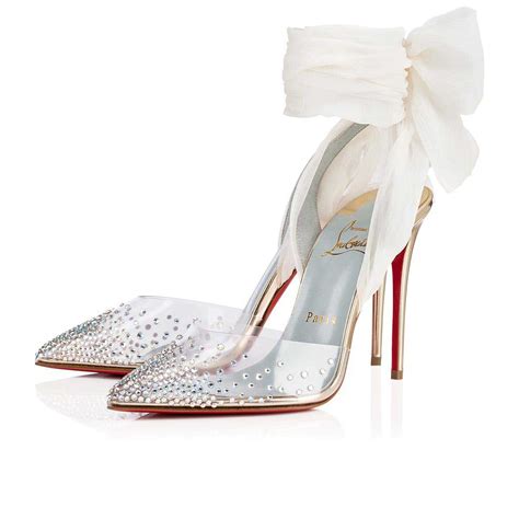 louboutin fabric wedding shoes|christian louboutin shoes for wedding.